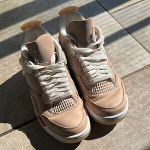 Air Jordan 4 Retro High Top Rose Gold Shimmer